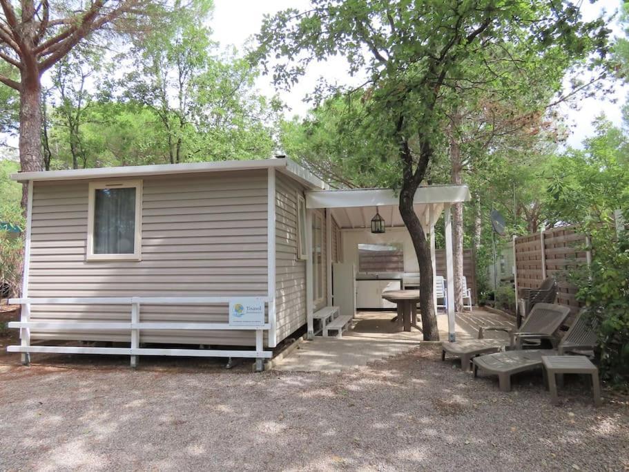 רוקברון-סור-ארז'נס Mobile Home 6-Pers Camping Lei Suves-Cotes D'Azur-Including Airco מראה חיצוני תמונה