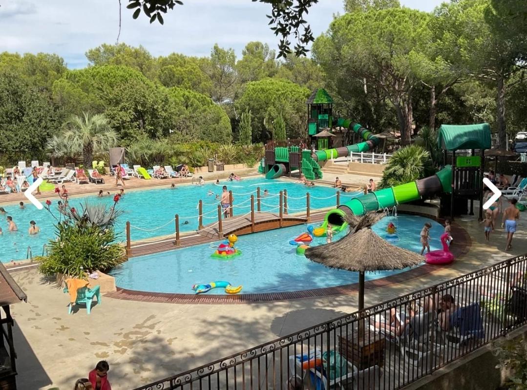 רוקברון-סור-ארז'נס Mobile Home 6-Pers Camping Lei Suves-Cotes D'Azur-Including Airco מראה חיצוני תמונה